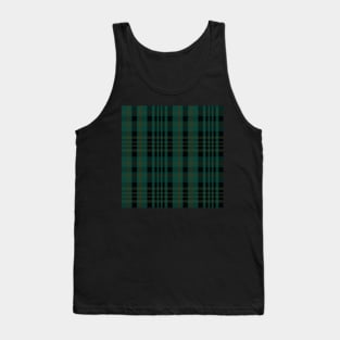 Gothic Aesthetic Sorcha 2 Hand Drawn Textured Plaid Pattern Tank Top